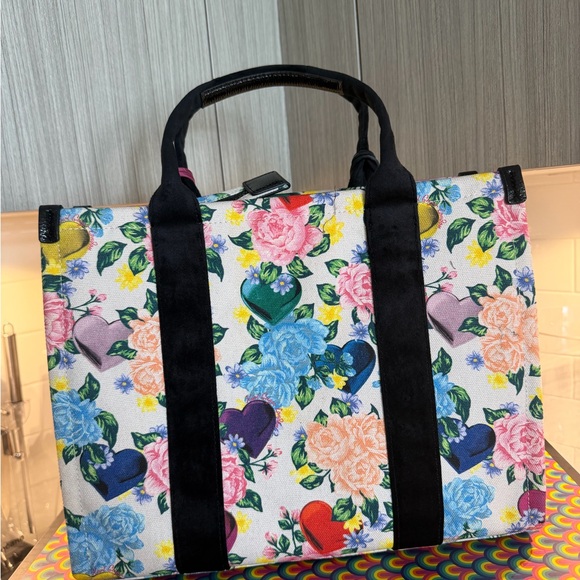 Kurt Geiger Multicolor Floral Tote - Picture 4 of 7